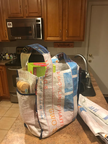 Individual Shopping Bag made of recycled materials